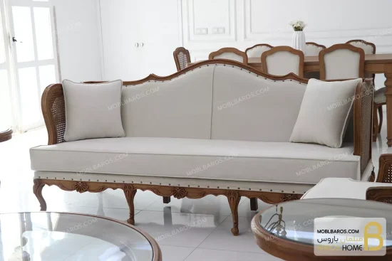 ست مبلمان نئوکلاسیک و ترکیبی کینگ moblbaros.com 9
