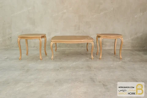 ست میز جلومبلی و عسلی کلاسیک مدل ابزاری خرید مبل باروس 114 (1)