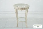ست میز جلومبلی و عسلی کنار مبلی کلاسیک مدل لورنزو گرد خرید مبل باروس 29292 (4)