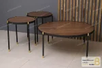 ست میز جلومبلی و عسلی کنارمبلی چوبی فلزی مدل هلن خرید مبل باروس 4