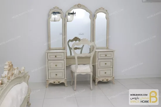 سرویس خواب دونفره سلطنتی و عروس مدل کلویی خرید مبل باروس 6
