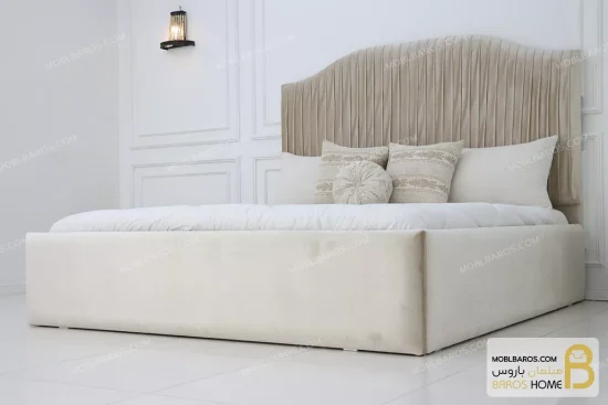 سرویس خواب دونفره چوبی مدرن مدل ویترا خرید مبل باروس 5