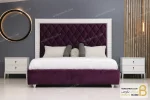 سرویس و تخت خواب دو نفره چوبی مدرن مدل لیدا خرید مبل باروس 1
