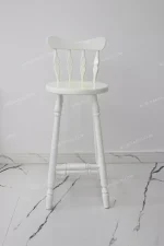 صندلی کانتر اپن و بار آشپزخانه چوبی کلاسیک مدل وسترن خرید مبل باروس 4