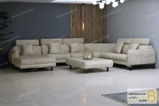 مبل ال مدرن و راحتی جدید مدل سی بل خرید مبل باروس 1