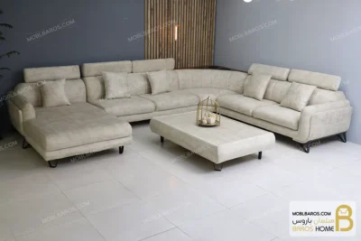مبل ال مدرن و راحتی جدید مدل سی بل خرید مبل باروس 5
