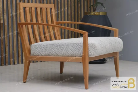 مبل تک نفره راحتی و کلاسیک مدل پرو مکس خرید مبل باروس 5