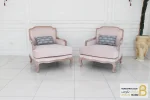مبل تک نفره چوبی و کلاسیک مدل سی سی خرید مبل باروس 2