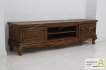 میز تلویزیون چوبی کلاسیک جدید مدل ابیگل خرید مبل باروس 2