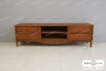 میز تلویزیون چوبی کلاسیک جدید مدل ابیگل کد ۱ باروس (1)
