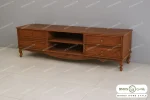 میز تلویزیون چوبی کلاسیک جدید مدل ابیگل کد ۱ باروس (2)