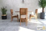 میز ناهارخوری و غذاخوری مینیمال و چوبی جدید مدل لیدی خرید مبل باروس 2