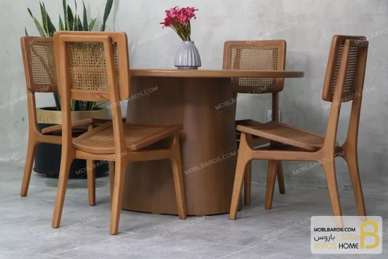 میز ناهارخوری و غذاخوری مینیمال و چوبی جدید مدل لیدی خرید مبل باروس 5
