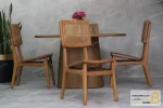 میز ناهارخوری و غذاخوری مینیمال و چوبی جدید مدل لیدی خرید مبل باروس 7