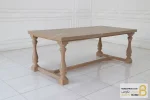 میز ناهارخوری و غذاخوری چوبی کلاسیک گندم با میز راشل خرید مبل باروس 6