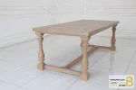 میز ناهارخوری و غذاخوری چوبی کلاسیک گندم با میز راشل خرید مبل باروس 7