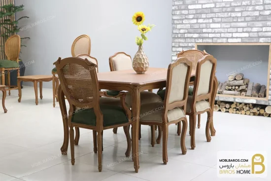میز ناهارخوری کلاسیک مدل ابزاری moblbaros.com 1