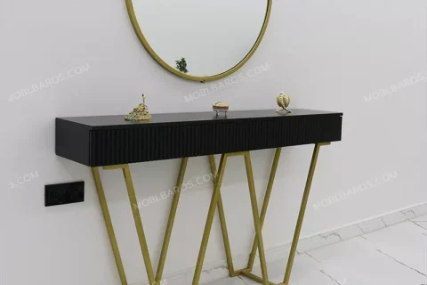 میز کنسول و آينه مدرن و جدید مدل لارا خرید مبل باروس 2