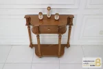 میز کنسول چوبی منبتی جدید مدل الای کد ۲ خرید مبل باروس 7