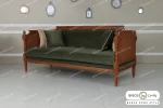 کاناپه کلاسیک کاجی خرید مبل باروس 59459 (1)