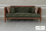کاناپه کلاسیک کاجی خرید مبل باروس 59459 (5)