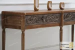 کنسول چوبی منبتی کلاسیک جدید مدل افرا خرید مبل باروس 1