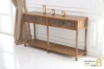 کنسول چوبی منبتی کلاسیک جدید مدل افرا خرید مبل باروس 4