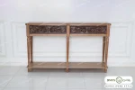 کنسول چوبی منبتی کلاسیک جدید مدل افرا خرید مبل باروس ۵۴۹۴۹۴ (1)