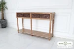 کنسول چوبی منبتی کلاسیک جدید مدل افرا خرید مبل باروس ۵۴۹۴۹۴ (2)