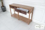 کنسول چوبی منبتی کلاسیک جدید مدل افرا خرید مبل باروس ۵۴۹۴۹۴ (3)