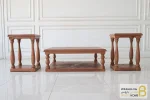 ست جلومبلی و عسلی و کنار مبلی چوبی مدل پایه ستونی کد ۲ خرید جلومبلی باروس 6 (3)