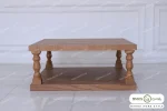 ست جلومبلی و عسلی و کنار مبلی چوبی مدل پایه ستونی کد ۲ خرید مبل باروس 5994 (4)