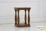 ست جلومبلی و عسلی و کنار مبلی چوبی مدل پایه ستونی کد ۲ خرید مبل باروس 6