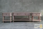 ست جلومبلی و عسلی کنار مبلی کلاسیک جدید مدل کلارا خرید مبل باروس 4
