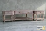 ست جلومبلی و عسلی کنار مبلی کلاسیک جدید مدل کلارا خرید مبل باروس 5