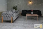 ست مبل راحتی طوسی ترکیبی چستر مدل فلورانس با پایه چوبی خرید مبل باروس 2