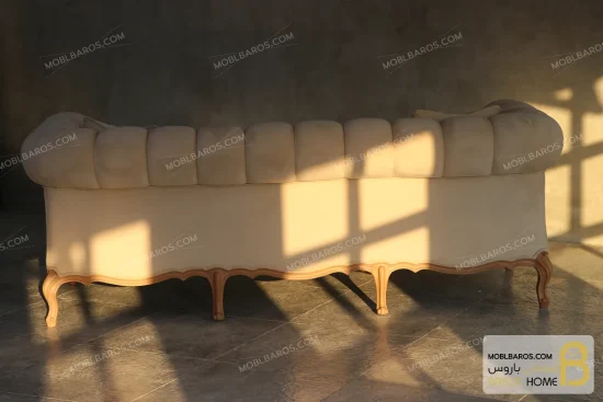 ست مبلمان ترکیبی گندم و چستر شیاره کد ۳ خرید مبل باروس 21