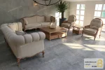 ست مبلمان ترکیبی گندم و چستر شیاره کد ۳ خرید مبل باروس 3
