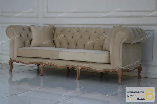 ست مبلمان ترکیبی گندم و چستر کد ۲ خرید مبل باروس 13