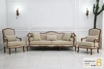 ست مبلمان نئوکلاسیک ترکیبی ابزاری چستر کویین و فرانسوی خرید مبل باروس 14