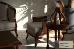 ست مبلمان نئوکلاسیک فندقی راشل کد ۳ خرید مبل باروس 12