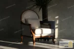 ست مبلمان نئوکلاسیک فندقی راشل کد ۳ خرید مبل باروس 23