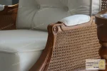 ست مبلمان نئوکلاسیک فندقی راشل کد ۳ خرید مبل باروس 5