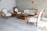 ست مبلمان نئوکلاسیک فندقی راشل کد ۳ خرید مبل باروس 6