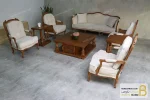 ست مبلمان چوبی کلاسیک ترکیبی مدل راشل و فرانسوی و روما خرید مبل باروس 3