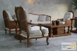 ست مبلمان چوبی کلاسیک ترکیبی مدل راشل و فرانسوی و روما خرید مبل باروس 7