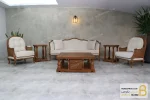 ست مبلمان چوبی کلاسیک ترکیبی مدل راشل و فرانسوی و روما خرید مبل باروس 9