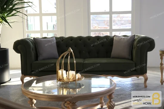 ست مبلمان کلاسیک ابزاری و جورجیا چستر جدید خرید مبل باروس 8