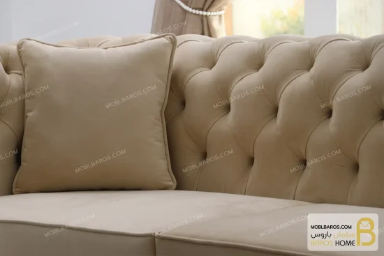 ست مبلمان کلاسیک ترکیبی مدل راشل پلاس و چستر کد ۴ خرید مبل باروس 12