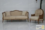 ست مبلمان کلاسیک ترکیبی مدل راشل پلاس و چستر کد ۴ خرید مبل باروس 16